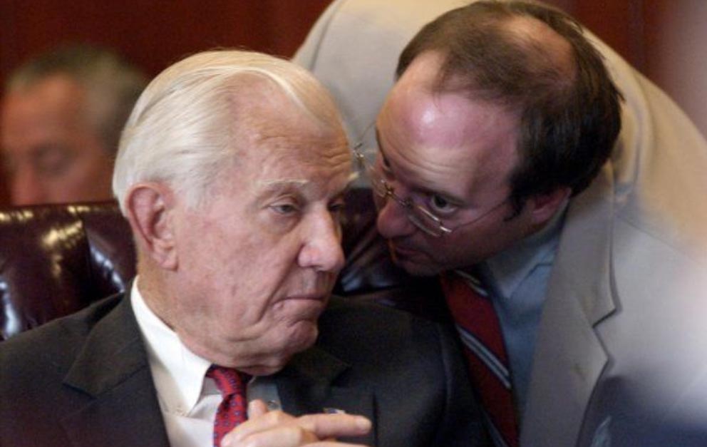 Trav with former State Treasurer Grady Patterson