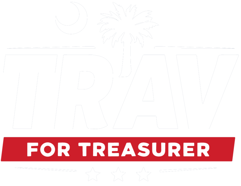Trav for Treasurer logo